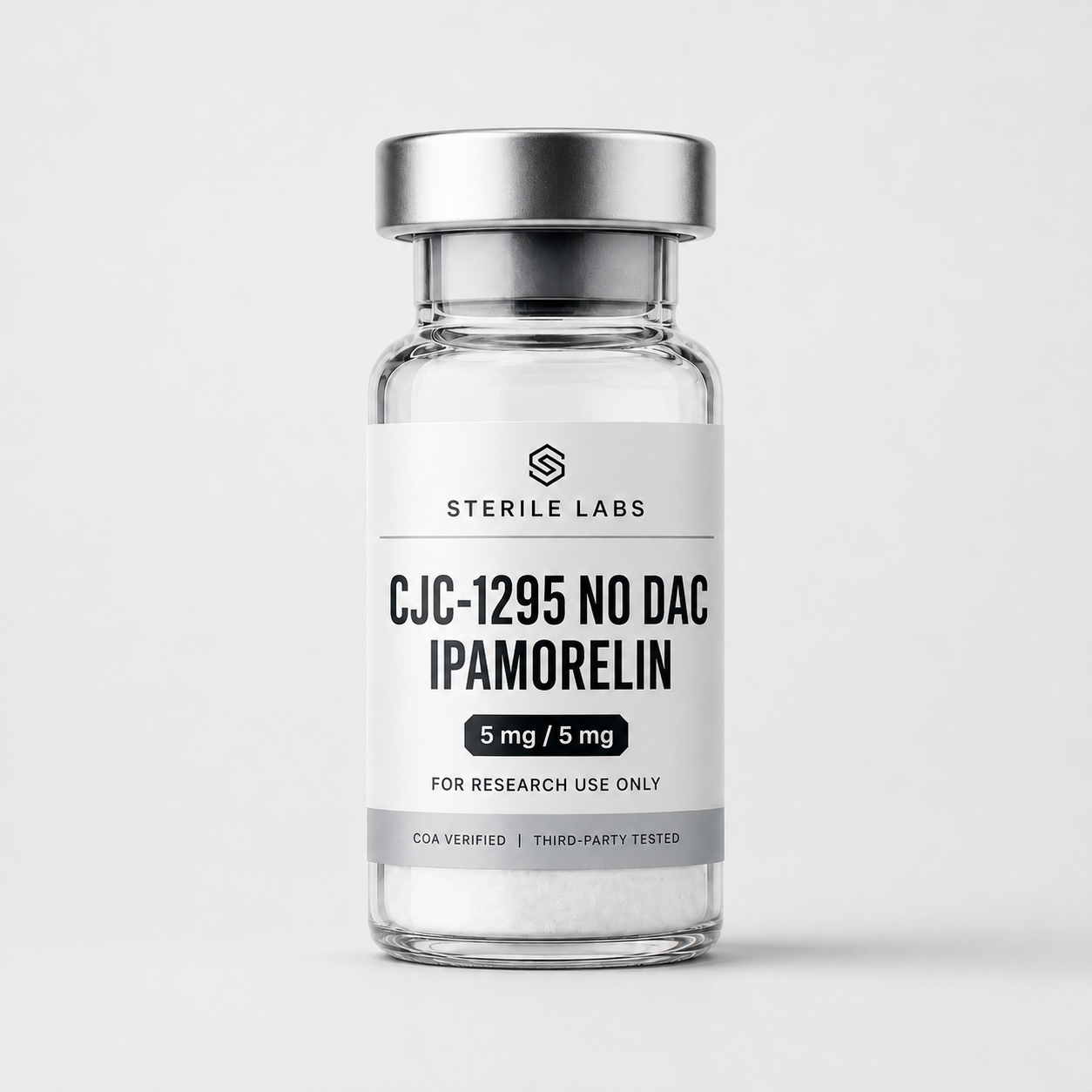 CJC-1295 (No DAC) + Ipamorelin (GHRH Analog + Ghrelin Mimetic Blend | Growth Hormone Pathway Research)