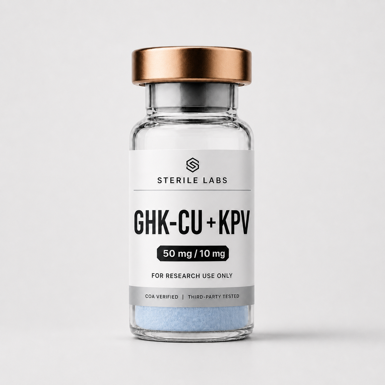 GHK-Cu + KPV (Copper-Binding Tripeptide + KPV Peptide | Skin, Tissue & Inflammation-Response Studies)